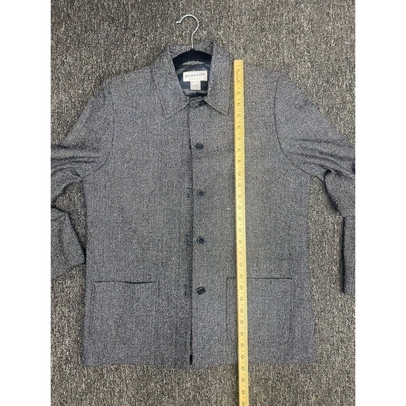 Pendleton Wool Blend Tweed Black White Button Blazer Jacket Women's 10 - Picture 7 of 7